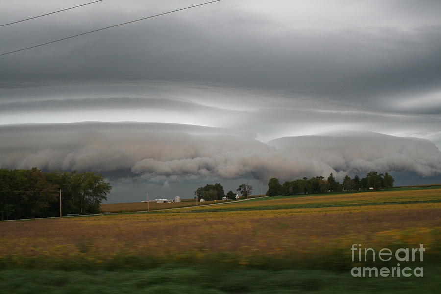 Nature Photograph - Shelf Cloud 6 by Roger Look