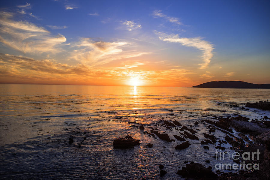 Shell Beach Sunset 1 Photograph by Steven Natanson