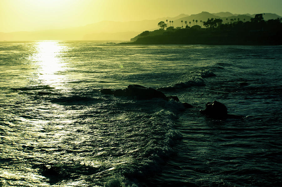 Shell Beach Sunset Photograph by Joe Torres