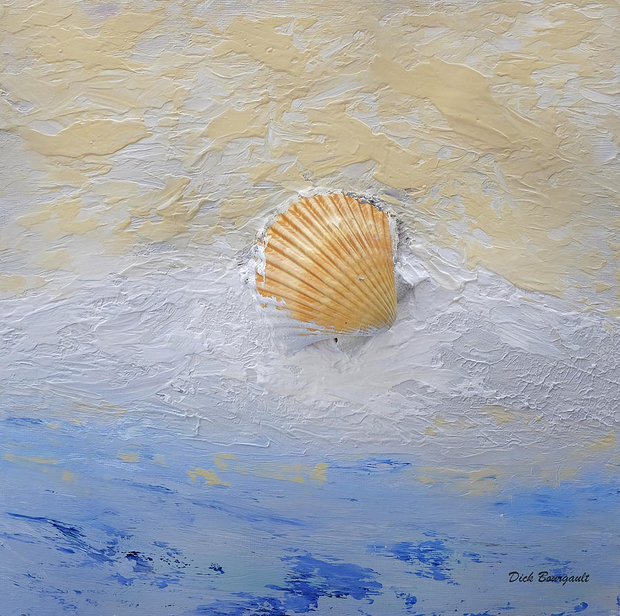 Shell Painting by Dick Bourgault