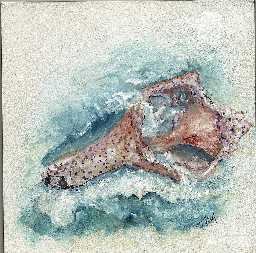 Shell Gift from the Sea Painting by Doris Blessington