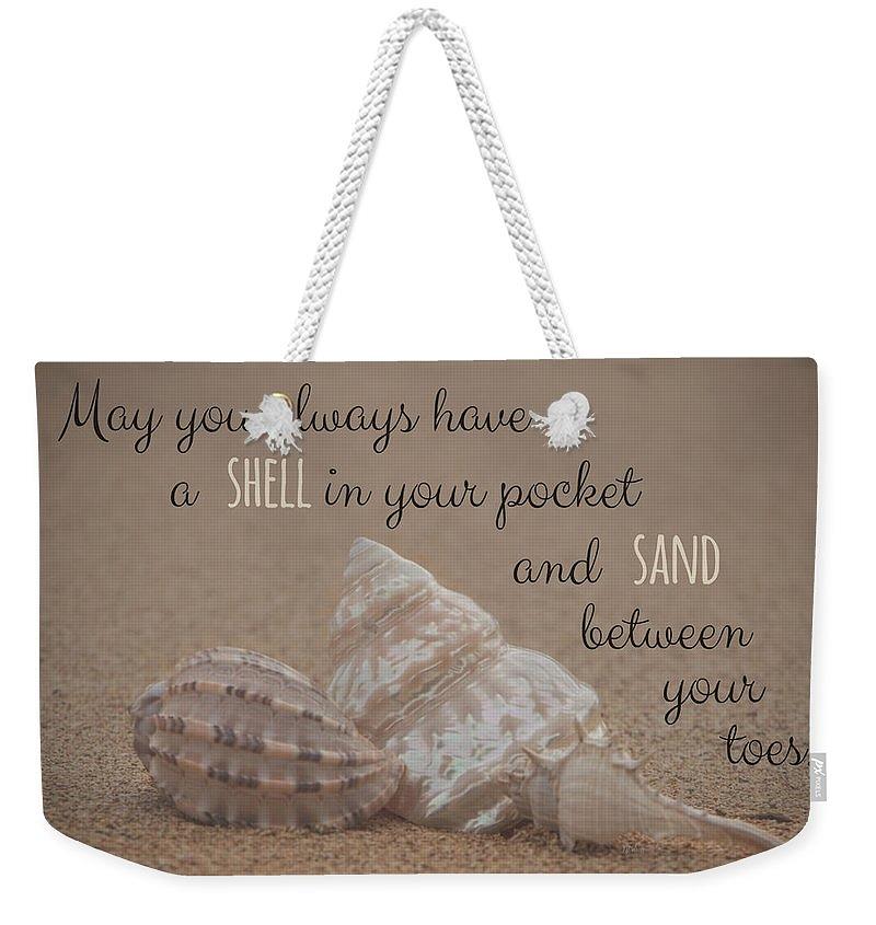 Shell in Your Pocket Tote Photograph by Teresa Wilson