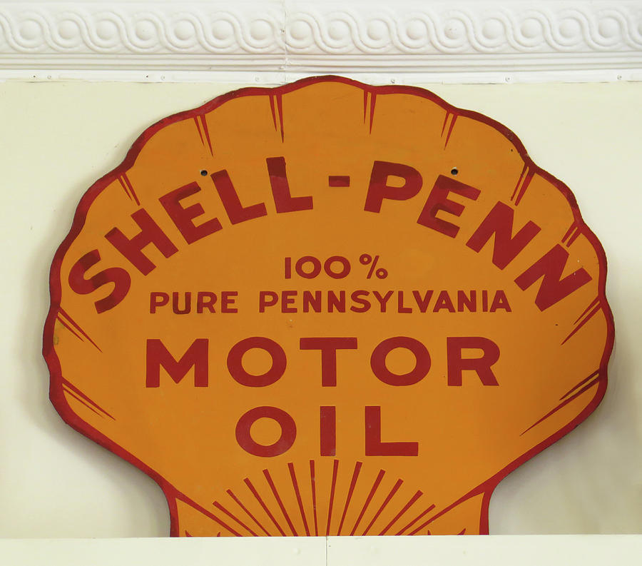 Shell Oil Sign Photograph by Dave Mills