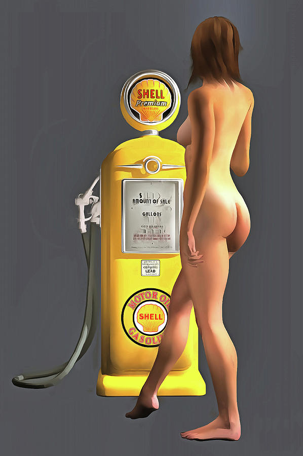 Shell Pump Painting by Jan Keteleer