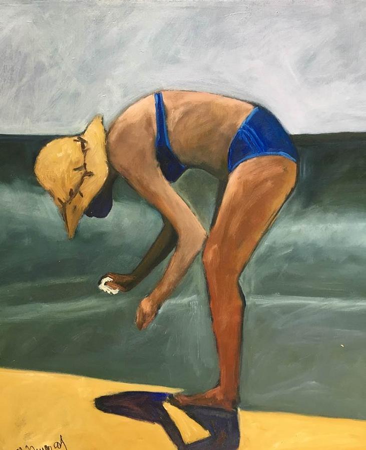 Shell Seeker Painting by Peter Ingrao Fine Art America