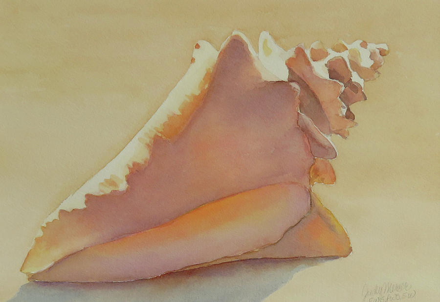 Shells 3 Painting by Judy Mercer