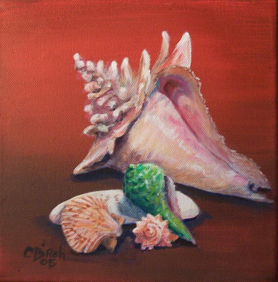 Shells Painting by Colleen Birch