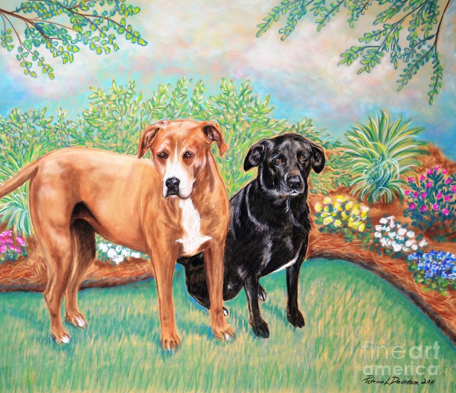 Shelter Rescued And Loved Painting by Pat Davidson