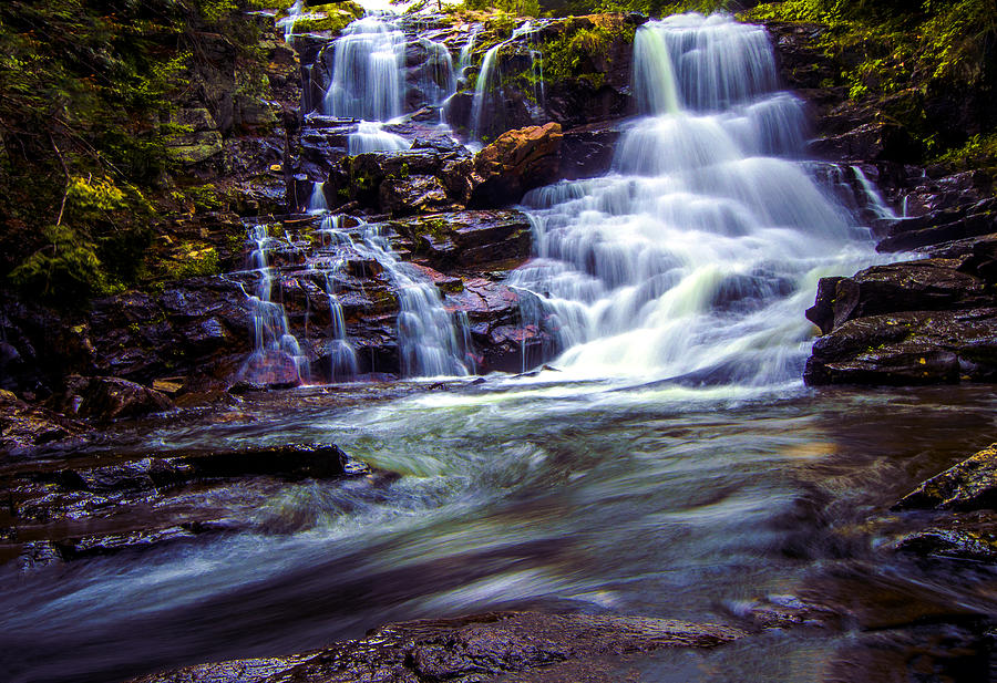 Shelving Rock Falls Photograph by Tony Beaver Fine Art America