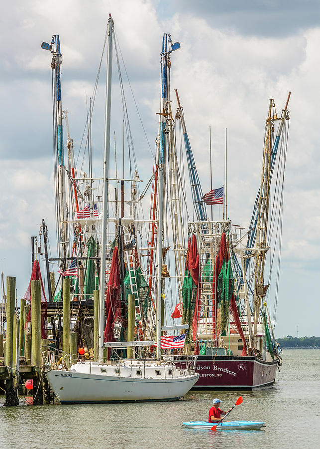 Shem Creek Sunday Photograph by Donnie Whitaker