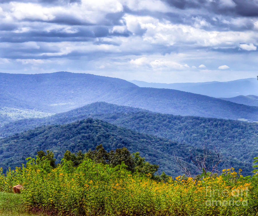 Shenandoah National Park - Mountain Views Photograph by Kerri Farley
