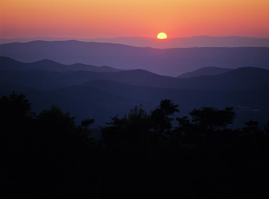 Shenandoah Sunset Photograph by Robert Potts