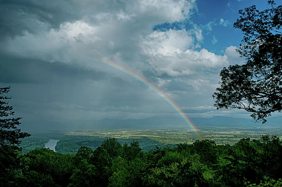 Shenandoah Valley Rainbow Photograph by Lara Ellis