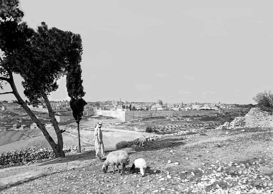 Shepherd of Jerusalem 1934 Photograph by Munir Alawi