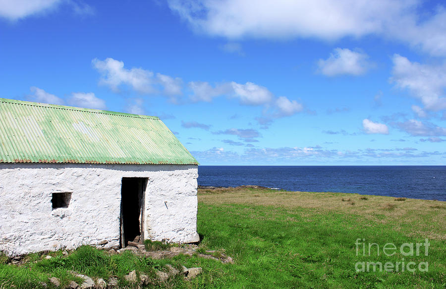Coastal Cottage Malin Head Donegal Ireland Photograph by Eddie Barron