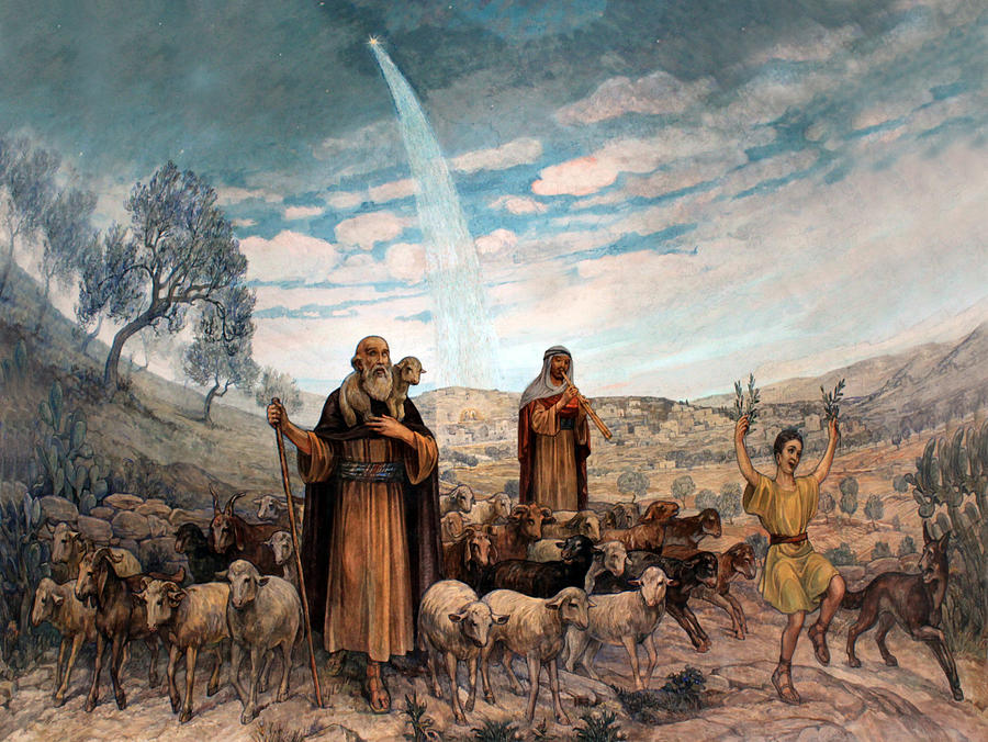 Shepherds Field Painting Painting by Munir Alawi