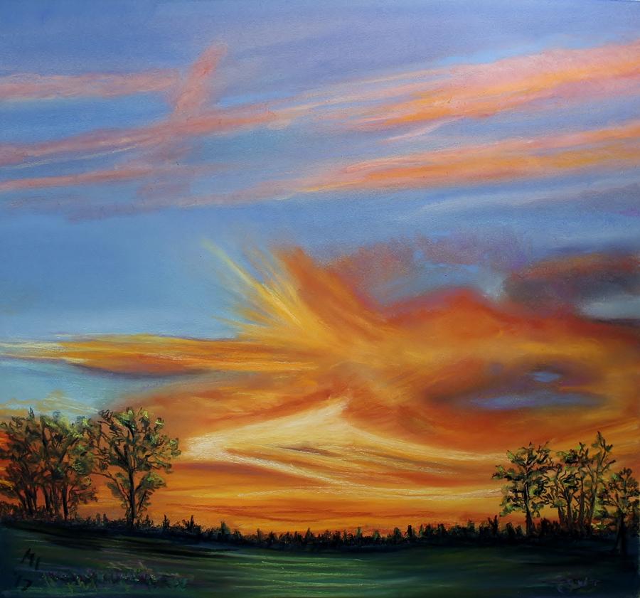 Shepherd's Sky Painting by Mary Ann Imbriaco - Fine Art America