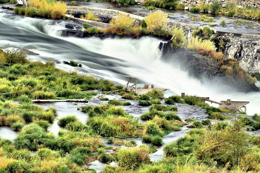 Sherars Falls Oregon #1 Photograph by Don Siebel