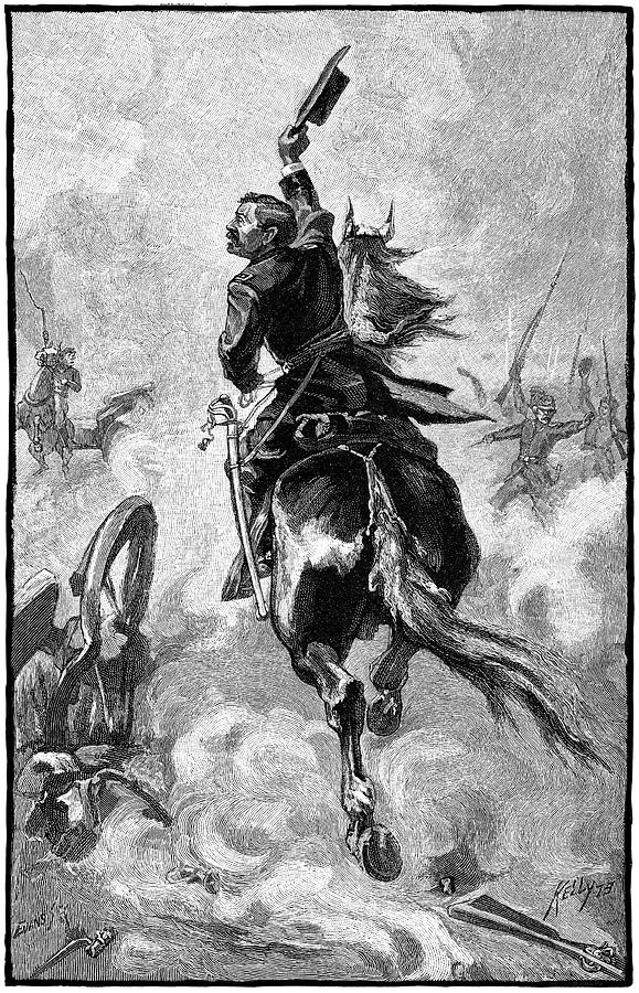 Sheridans Ride from 1880 Book Illustration Photograph by Phil Cardamone