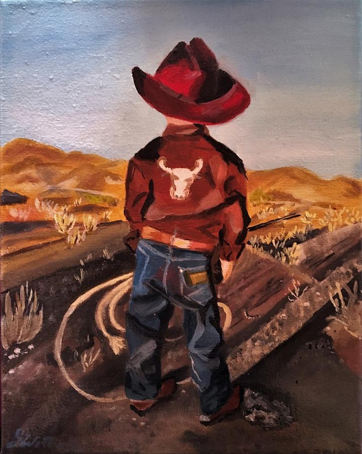 Sheriff Henry Painting by Julie Wittwer