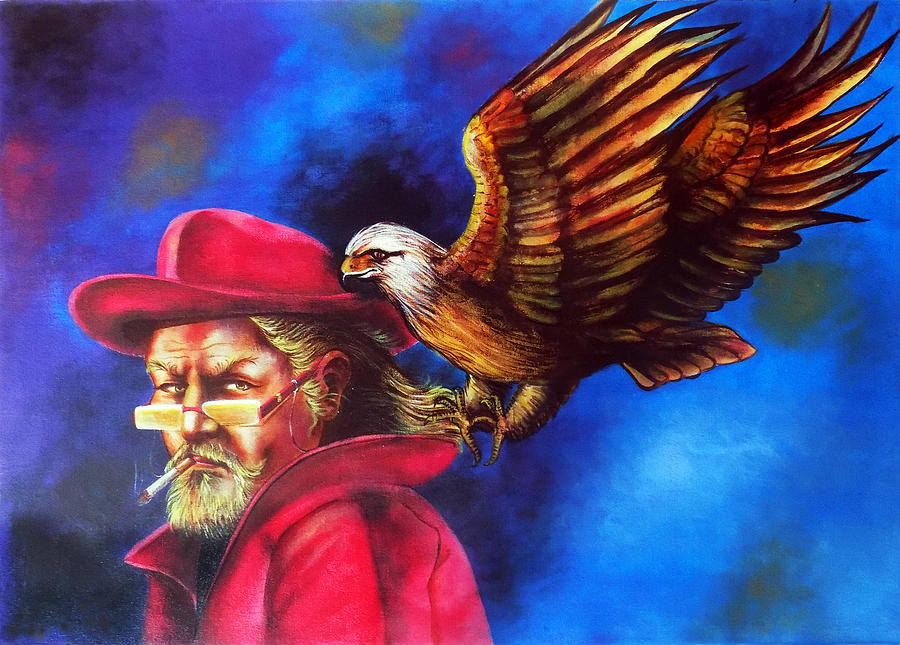 Christmas Painting - Sherlock Holmes Sharp As An Eagle by Asp Arts