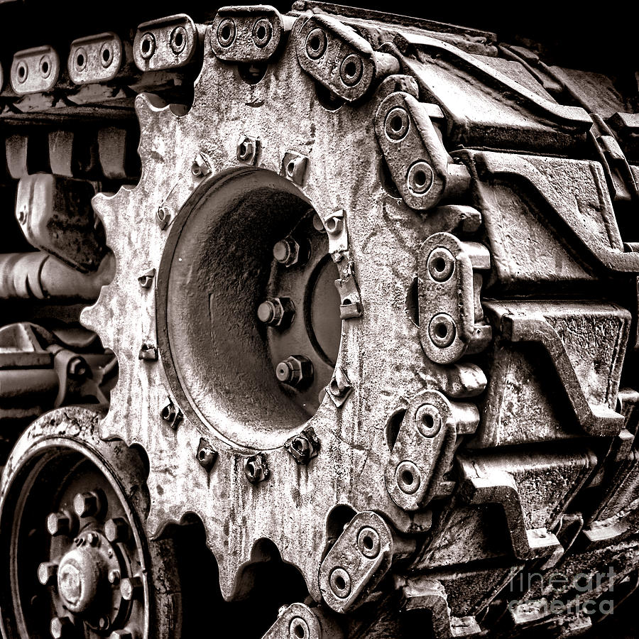 Sherman Tank Drive Sprocket Photograph by Olivier Le Queinec