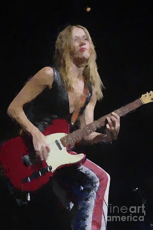 Sheryl Crow Painting Photograph by Concert Photos - Pixels