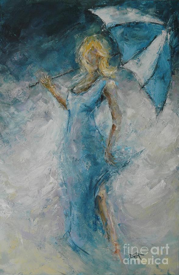 Shes Like The Wind Painting by Dan Campbell