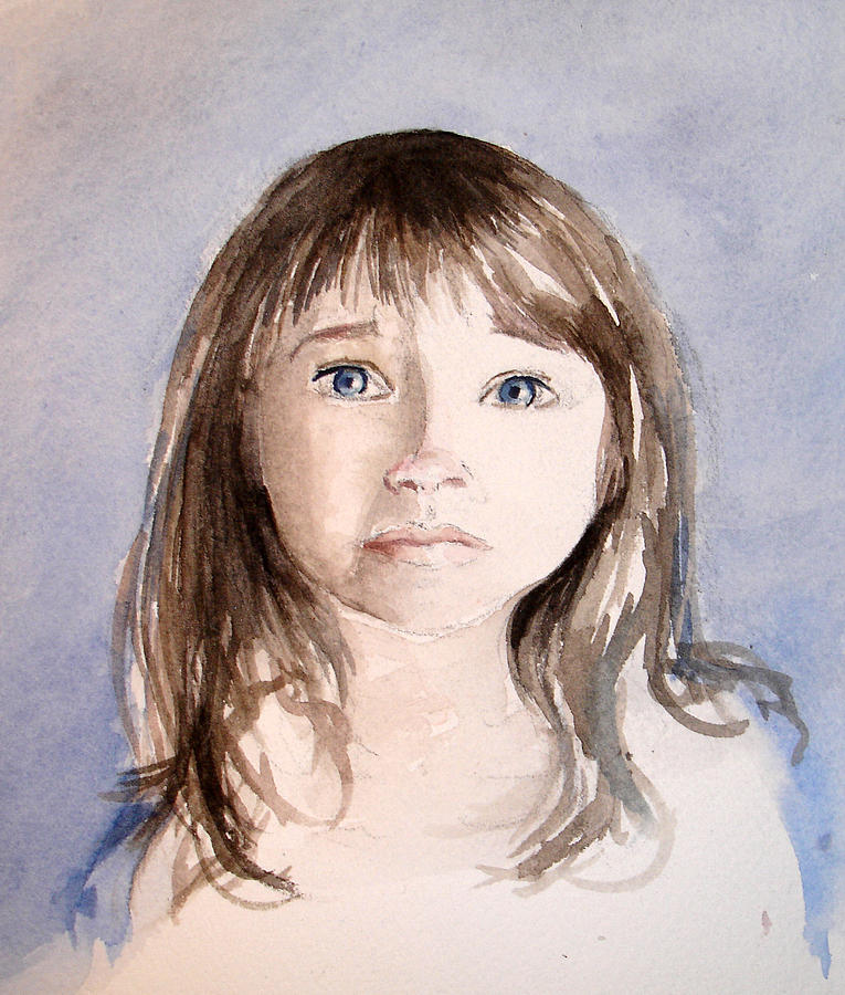 She's Sad Painting by Allison Ashton