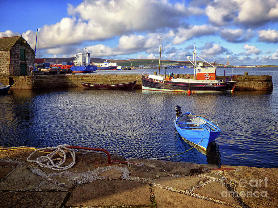 Shetland Boats Photograph by Lynn Bolt
