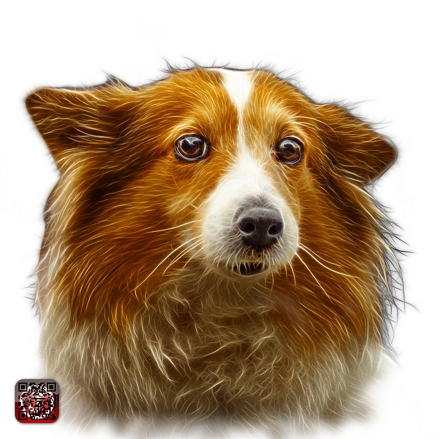 Shetland Sheepdog Dog Art 9973 - WB Digital Art by James Ahn