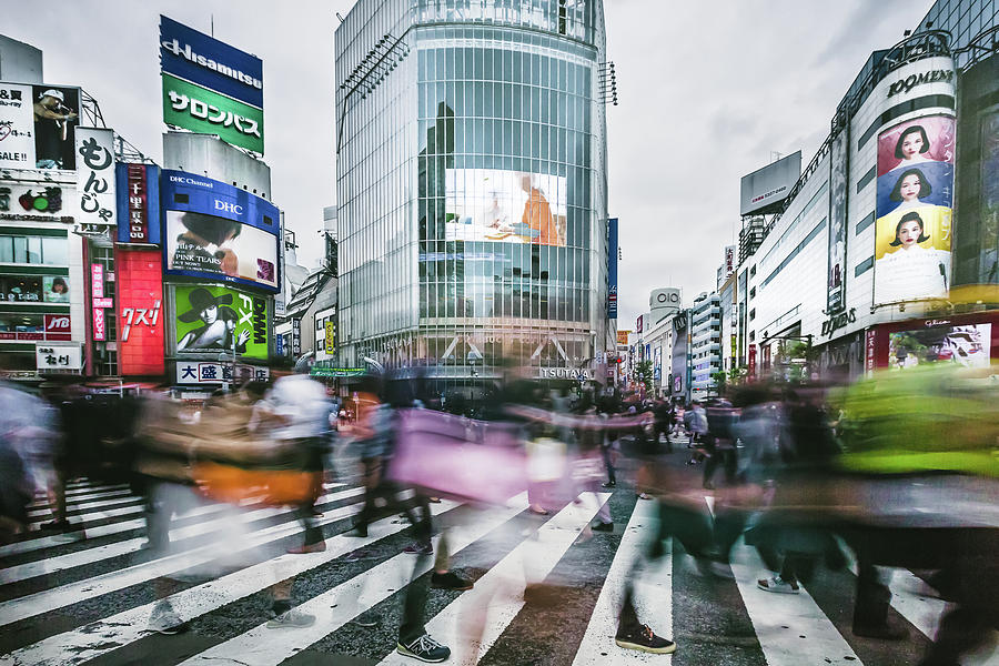 Shibuya Flow Photograph by Yancho Sabev Art