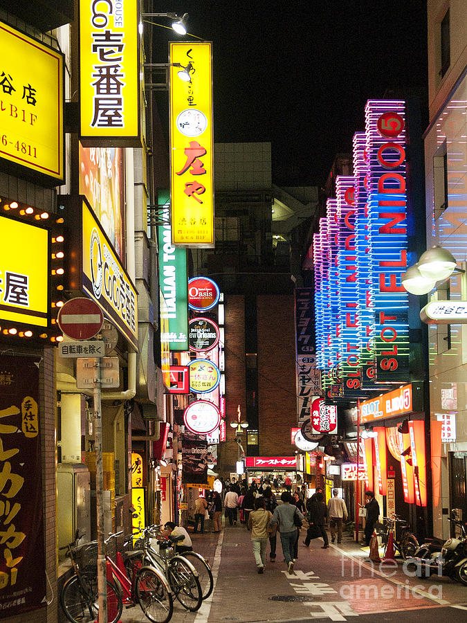 Shibuya Street At Night In Tokyo Photograph By Jm Travel Photography 