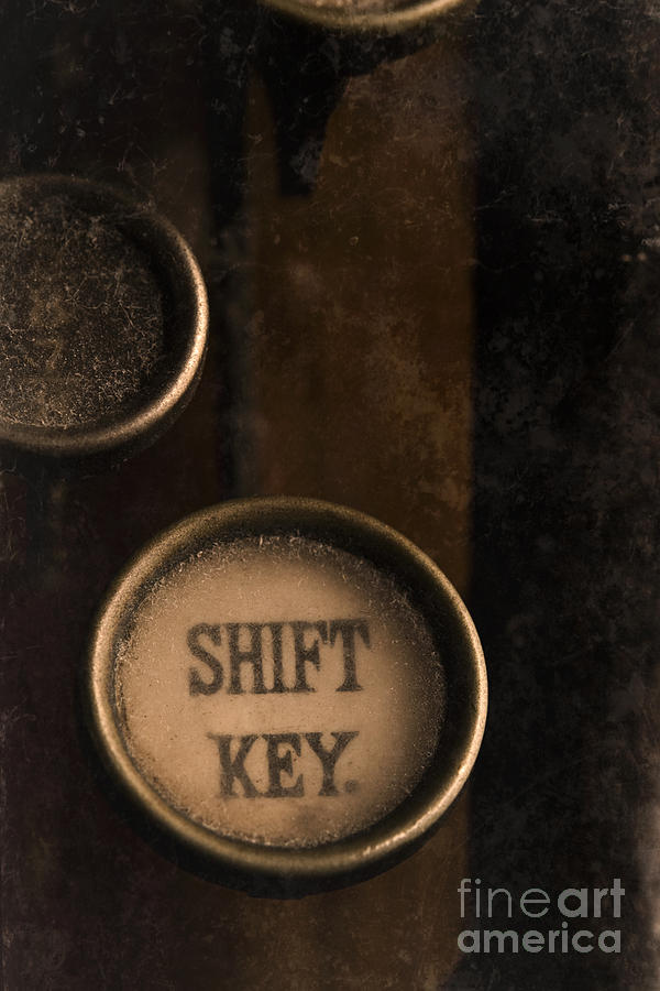 Shift Key Photograph by Clayton Bastiani