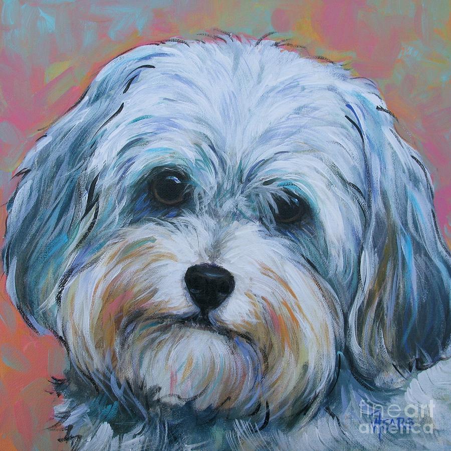 Shih Tzu Painting by Vickie Fears - Fine Art America