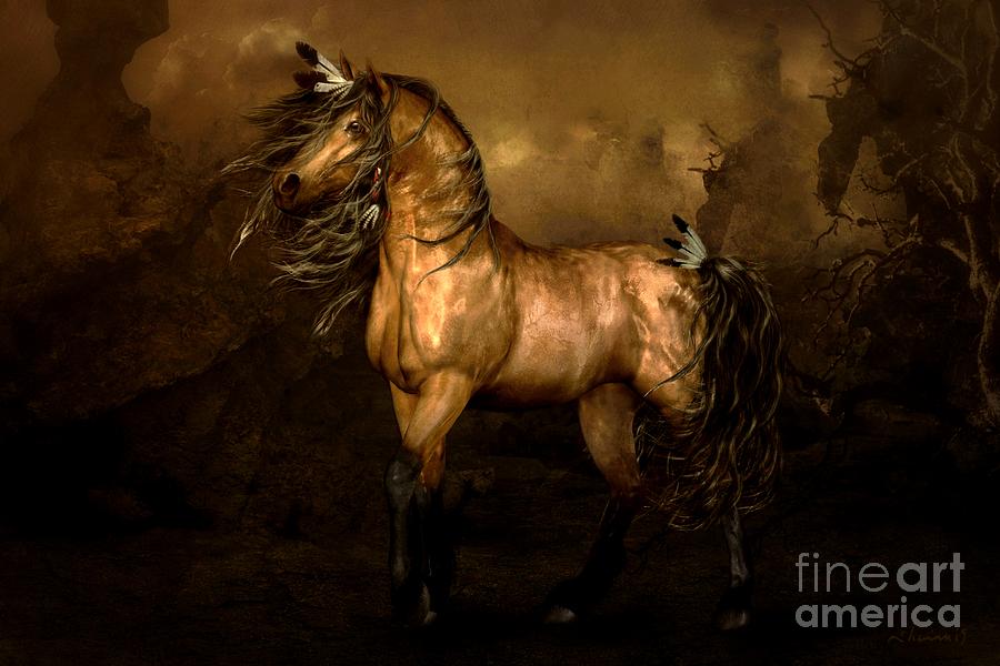 Shikoba Choctaw Horse Digital Art by Shanina Conway