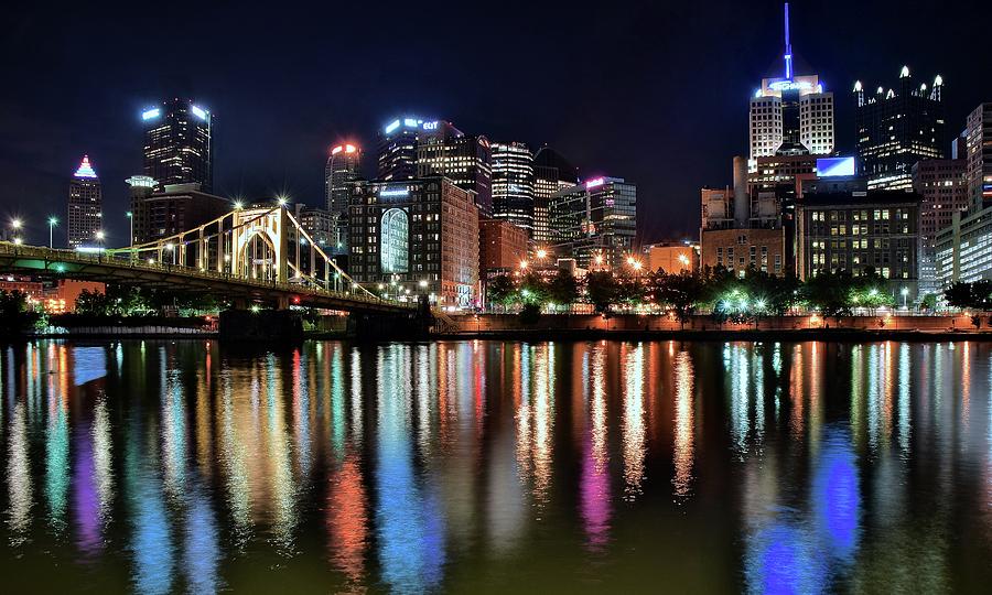 Shimmer and Shake Pittsburgh Riverfront Photograph by Frozen in Time Fine Art Photography