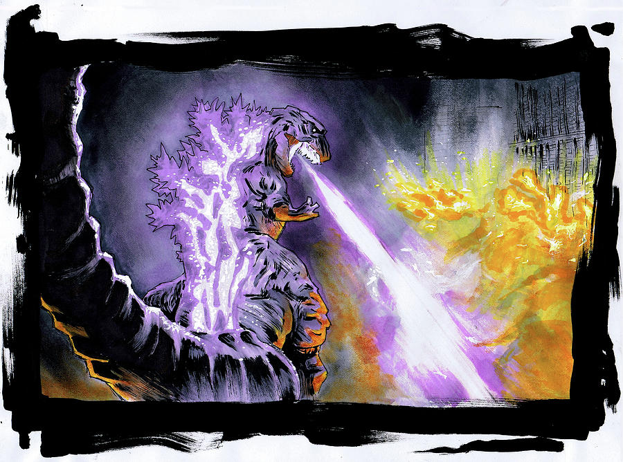Shin Godzilla Drawing by Aug Kim Pixels