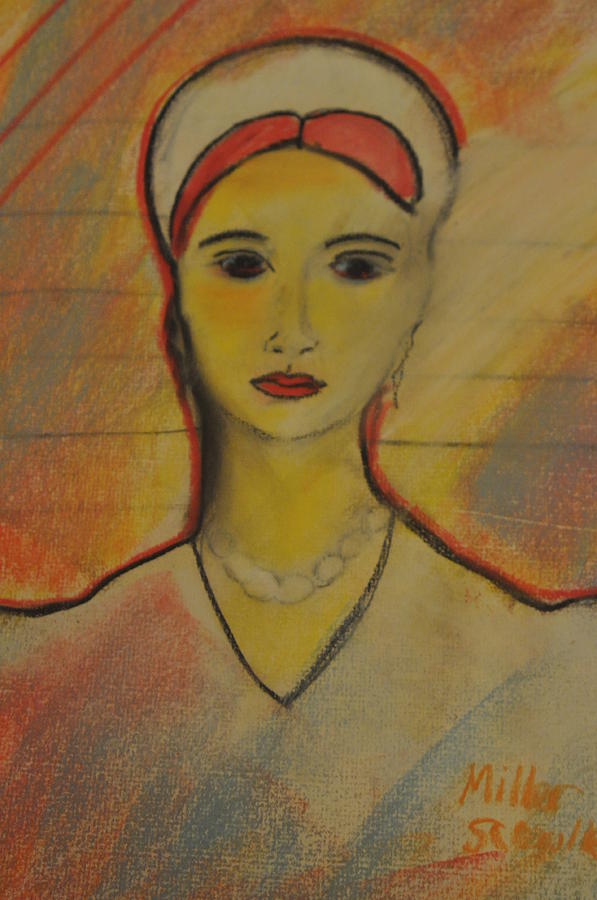 Portrait Pastel - Shine a light on me by Miller Scoville