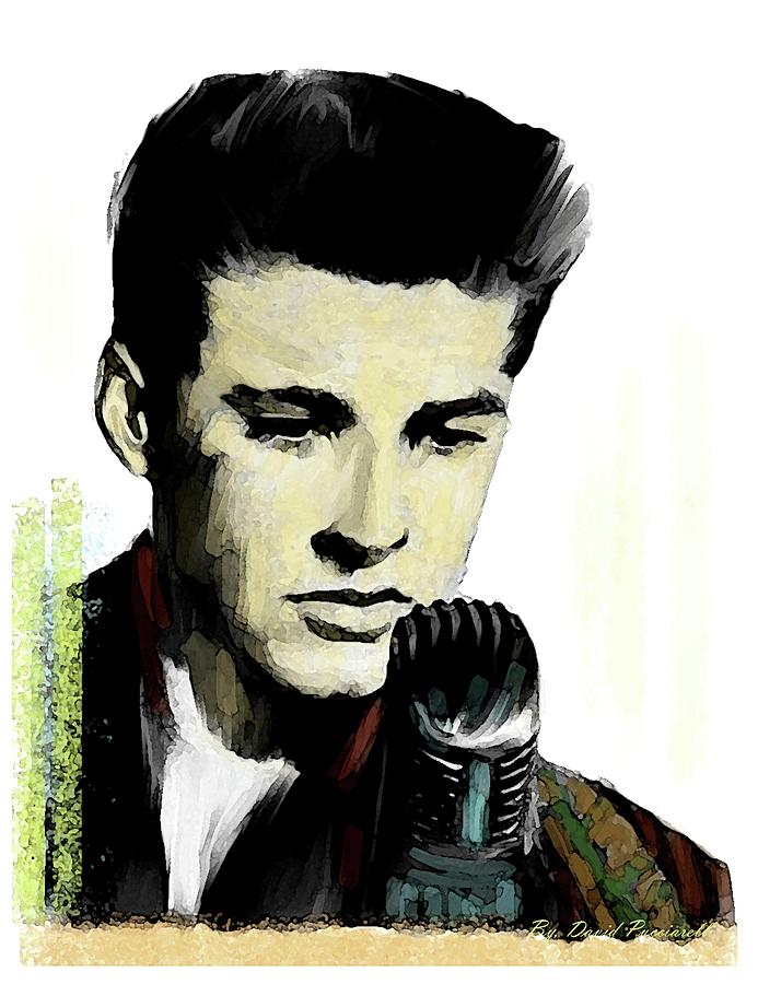 Shine On Youth  Ricky Nelson Painting by Iconic Images Art Gallery David Pucciarelli