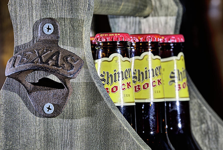 Shiner Bock The Beer of Texas Photograph by JC Findley