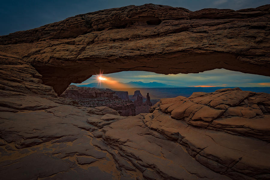 Nature Photograph - Shining Down On Mesa Arch by Rick Berk