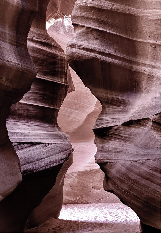 Antelope Canyon Photograph - Shining In - Entrance of Antelope Canyon by Gregory Ballos