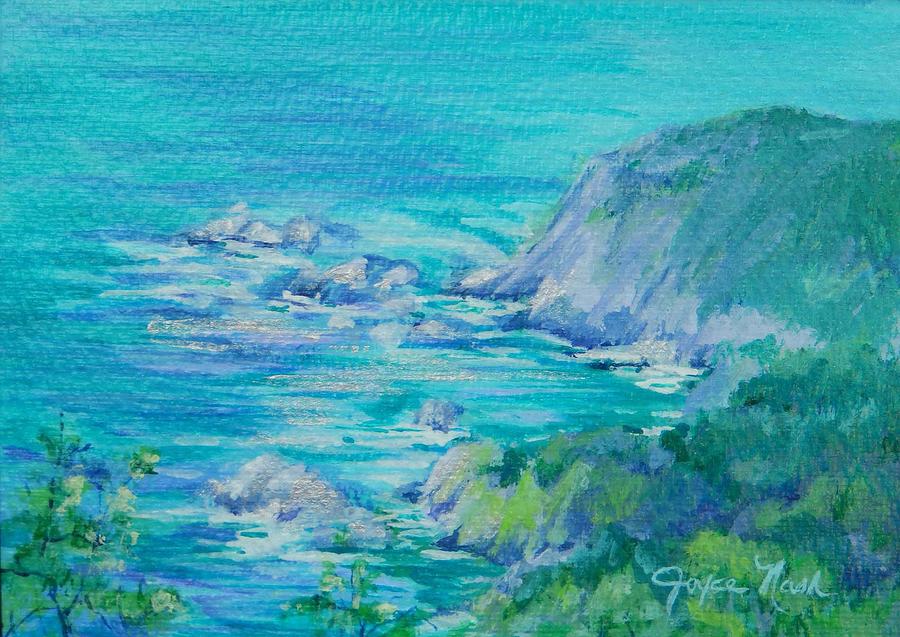 Seascape Painting - Shining Sea by Joyce Nash