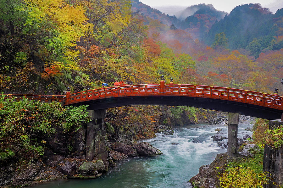Shinkyo Sacred Bridge Photograph by Denise Saldana