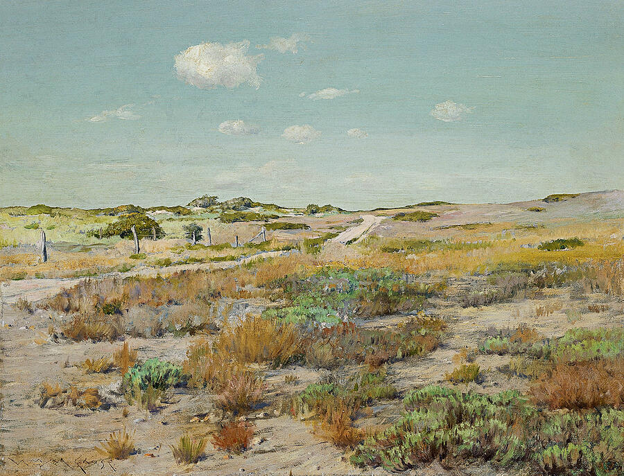 Shinnecock Hills, from 1893-1897 Painting by William Merritt Chase