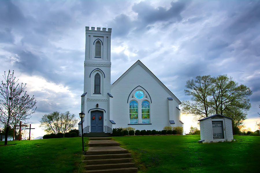 Shinning thru the Church Photograph by Randall Branham