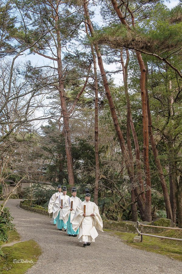 Shinto Priests Photograph by Bill Roberts