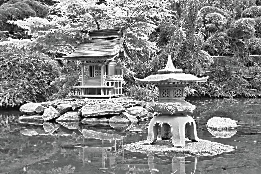 Shinto Shrine In Abstract Photograph by David Coleman - Fine Art America