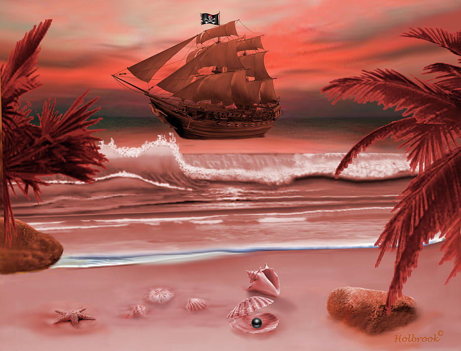 Ship Ahoy Digital Art by Glenn Holbrook